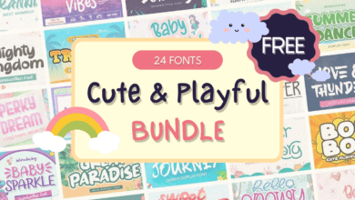 Cute & Playful Font Bundle