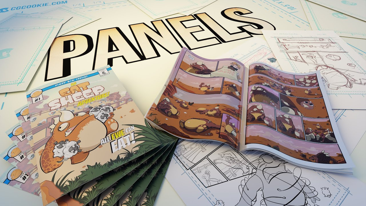 CGCookie - PANELS: Create a Comic Book with Grease Pencil in Blenderimage 212