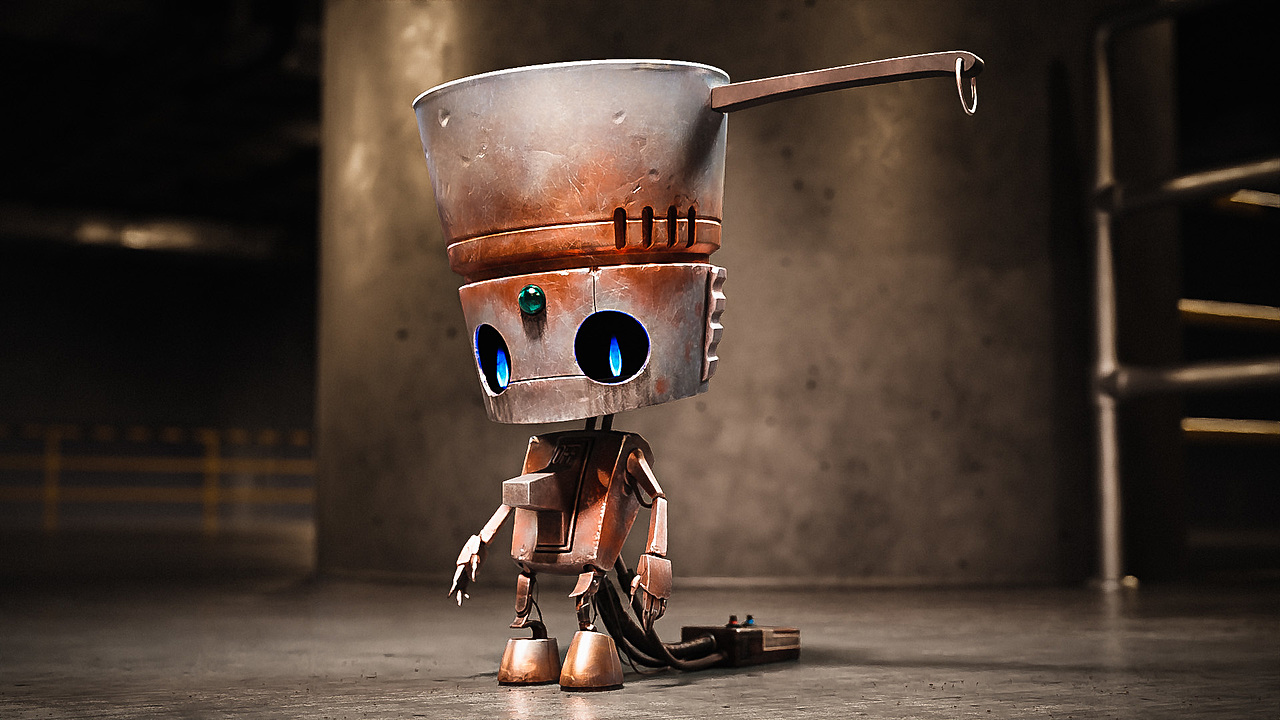 CGCookie - POTHEAD: Create a Hard Surface Character in Blender