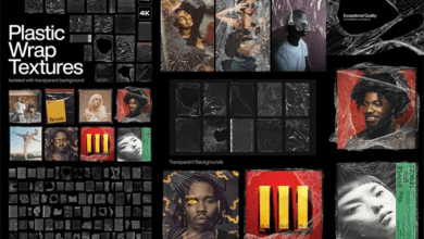100+ Amazing Plastic Wrap Textures