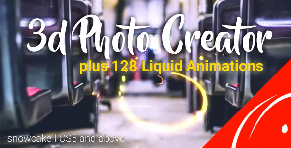 Videohive - 3d Photo Creator With Liquid FX Animations - 13709979 