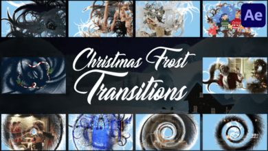 Videohive - Christmas Frost Transitions for After Effects - 41999594