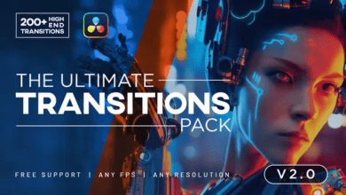 Videohive – The Ultimate Transitions Pack V2 – DaVinci Resolve – 33870760