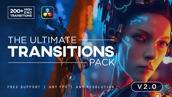 Videohive - The Ultimate Transitions Pack V2 - DaVinci Resolve - 33870760