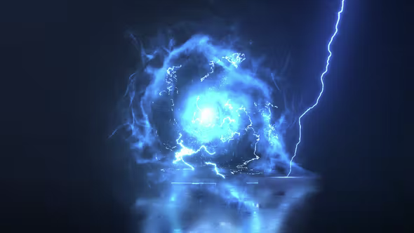 Videohive - Lightning Portal Logo Reveal - 42845076