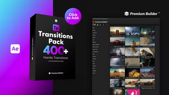 Videohive - Transitions Pack - 42736354