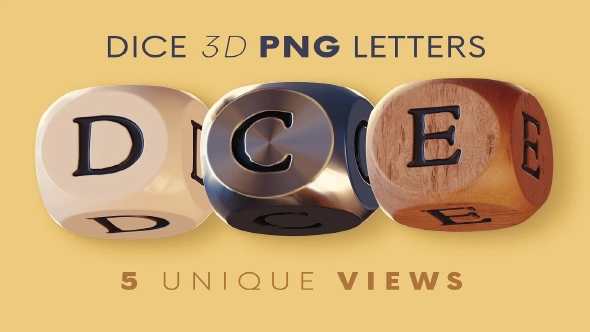 Dice - 3D Lettering