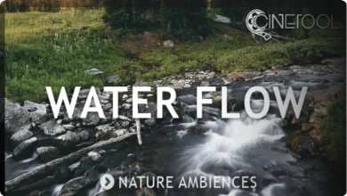 مجموعة متنوعة من أصوات المياه المسجلة في الطبيعة