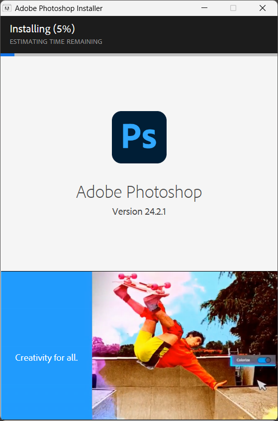 الاصدار الجديد للفوتوشوب مع الفلاتر Adobe Photoshop 2023 v24.2.1.358 x64
