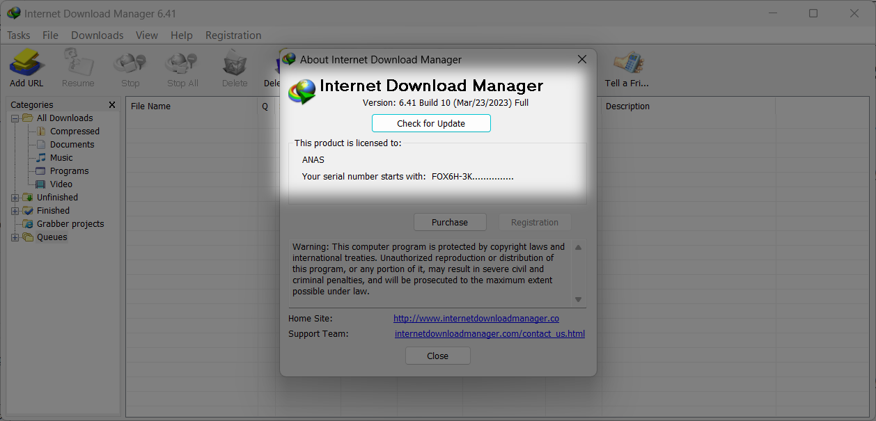 تحميل مباشر Internet Download Manager 6.41.10 اصدار جديد