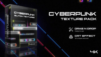 AEJuice Cyberpunk Glitch Texture Pack