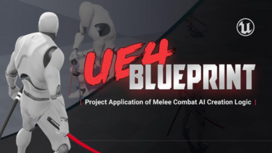 Wingfox – Unreal Engine 4 Blueprint – Project Application of Melee Combat AI Creation Logic with Eric Xu Cui