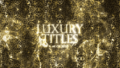 Videohive Luxury Gold Pattern Titles 42347355