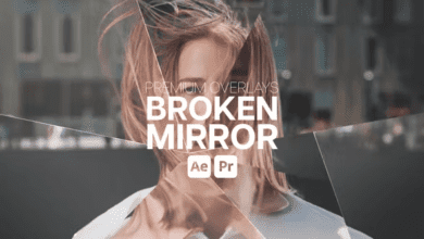 Videohive Premium Overlays Broken Mirror 43242371