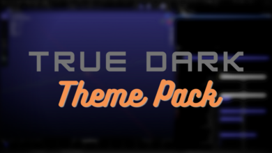 True Dark Blender Themes Pack