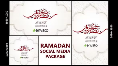 بطاقة رمضان ، رمضان كريم ، مرحباً بك رمضان مسلم في رمضان