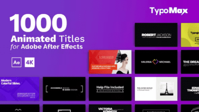 Videohive - TypoMax - 1000 Animated Titles for After Effects - 39625348