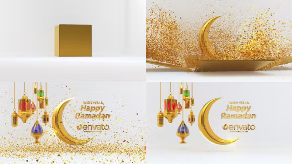 Videohive - Ramadan logo intro and Reveal - 44444736