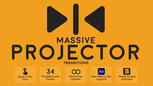 Videohive - Massive Projector Transitions - 44957032