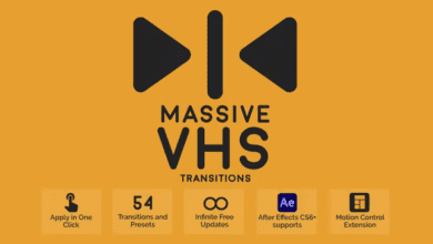 Videohive Massive VHS Transitions 45032086