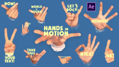 Videohive - Hands in Motion | Title Animation Pack - 44892986