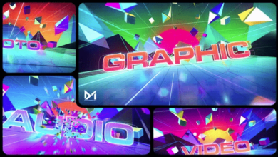 Videohive Retro Synthwave Opener 44644338