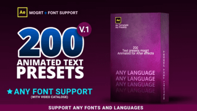 200 Text Presets - After Effects Presets | Motion Array