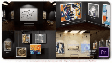 Videohive Modern Art 3d Gallery 45178412