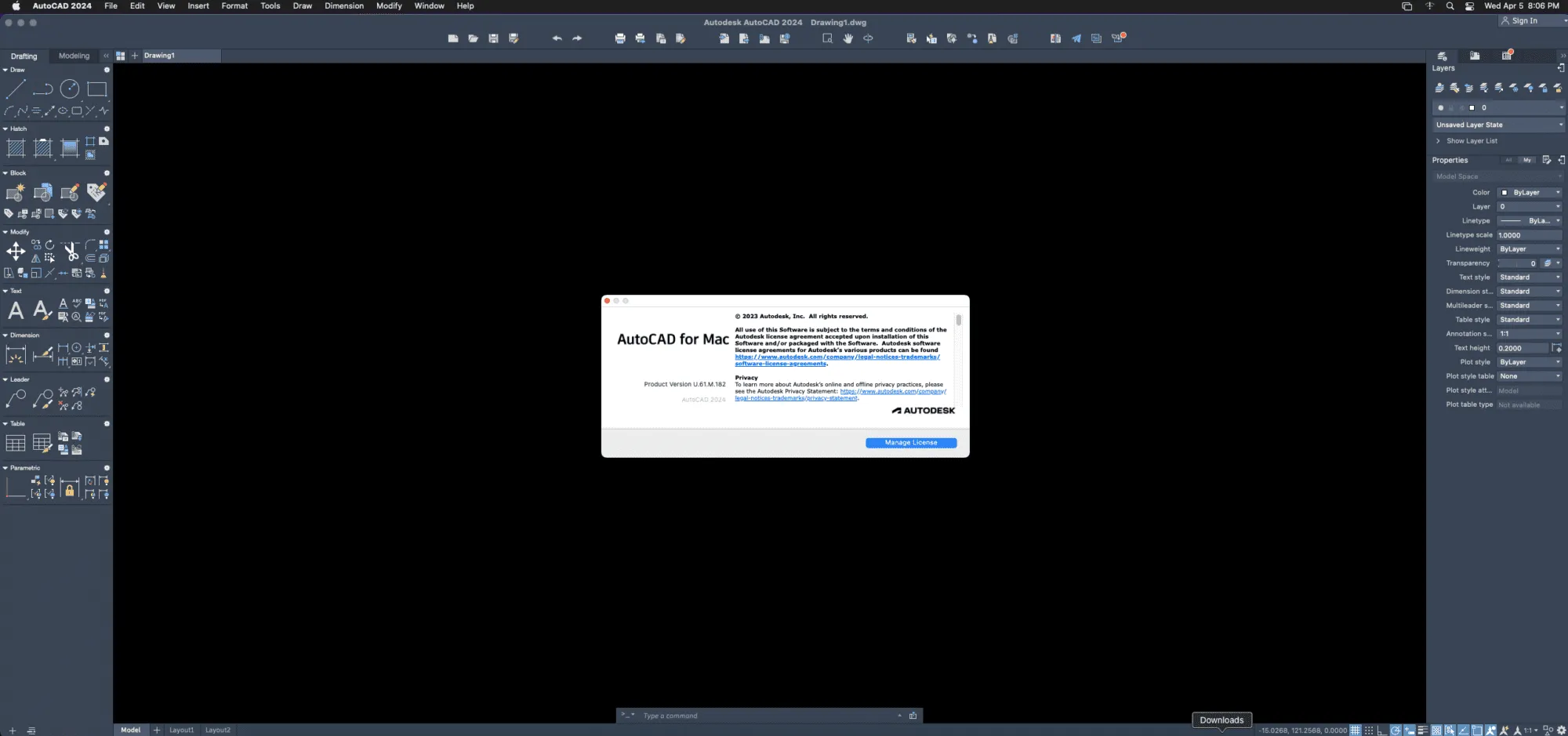 Autodesk AutoCAD 2024 macOS