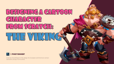 Wingfox – Designing a Cartoon Character from Scratch - The Viking with Lock Teng