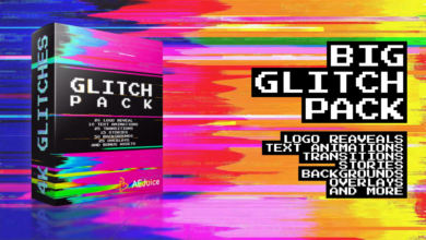 Aejuice – Glitch Pack - Animated glitch Instagram stories