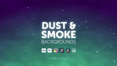 Videohive - Dust & Smoke Backgrounds - 45791114