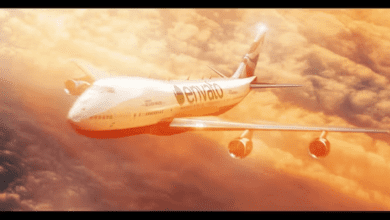 Videohive - Airplane Flight Sky Business Travel Logo - 45553148