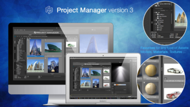3d-kstudio Project Manager v3.20.25 for 3ds Max 2016 - 2024