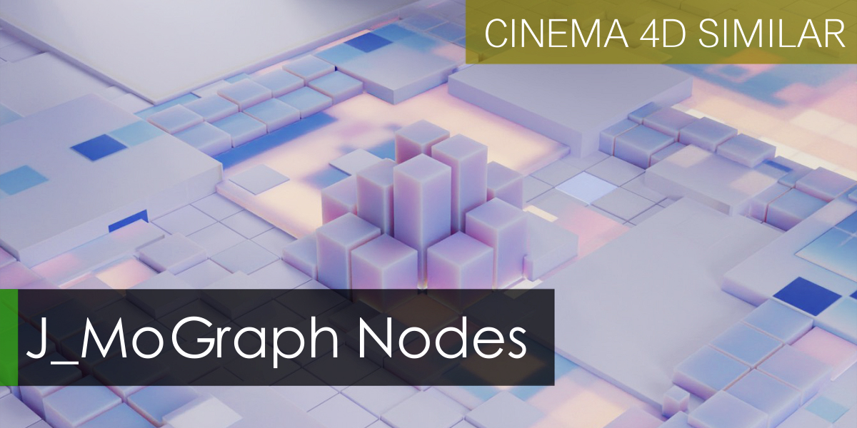 J-MoGraph Geometry Nodes For Clone Motion Graphics - Blender Market