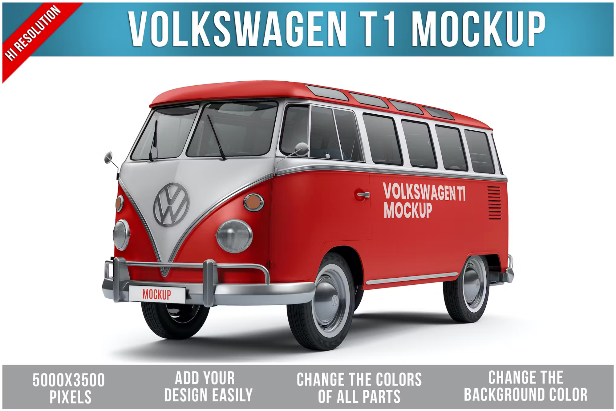 Volkswagen T1 Mockup