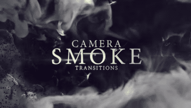 Videohive - Camera Smoke Transitions - 45892409