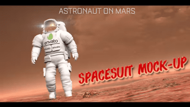 Videohive - Astronaut on Mars - 19756915