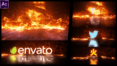 Videohive Fire Storm Logo Reveal 46001000