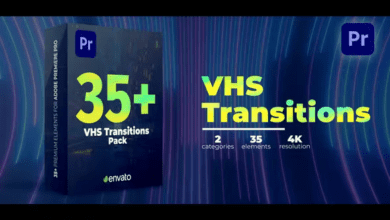 Videohive - VHS Transitions | Premiere Pro 46049994