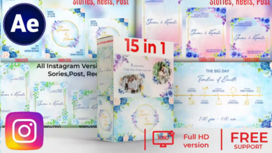 Videohive - 15 in 1 All Weddings Slideshow and Invitations - 46138601