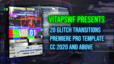 Videohive - Glitch Transitions Vol. 01 45859061