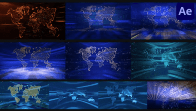Videohive - Backgrounds For News for After Effects 45497142