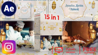 Videohive - 10 In 1 Ramadan Slideshow an Intro - 46180181