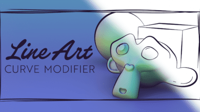 Line Art Curve Modifier - Blender Market