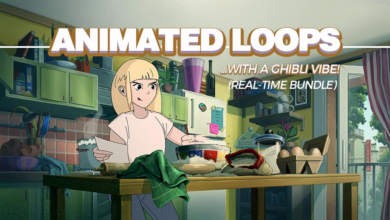 Animated Loops With A Ghibli Vibe【Real-time Bundle】