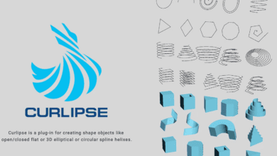 3d-kstudio Curlipse for 3ds Max