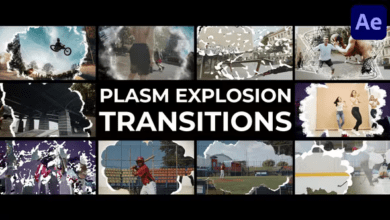 Videohive - Plasm Explosion Transitions for After Effects - 46230034