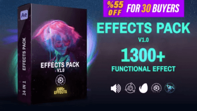 Videohive - Effects Pack V1.0 – Transitions ,Effects ,Footages and Presets 45891082