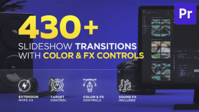 Videohive Slideshow Transitions for Premiere Pro 39809411